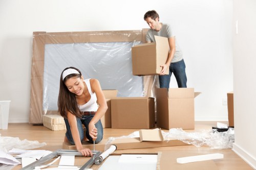 Loading furniture securely into a moving truck in Richmond