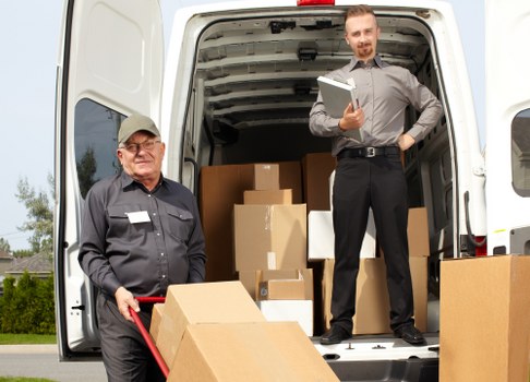 Moving team preparing a home move in Richmond Upon Thames