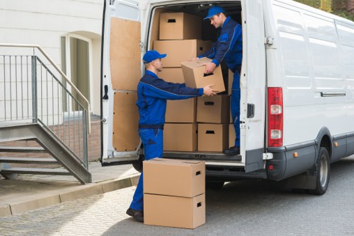 Professional removals team planning a move in Richmonduponthames