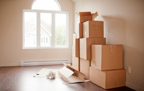 Booking process for a removal van service
