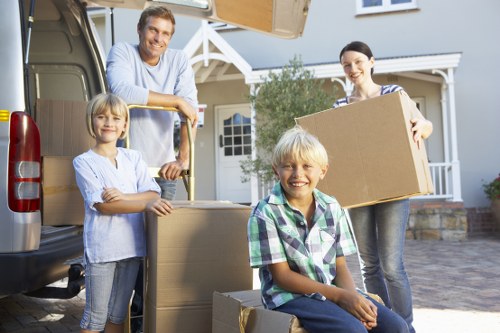 Flat removals in Richmond upon Thames with moving boxes and a professional team