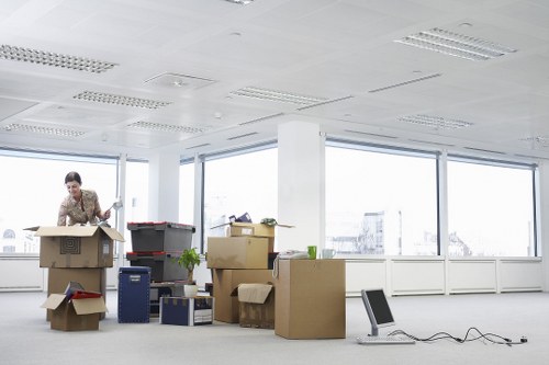 Professional removal van Richmond upon Thames loading household items efficiently