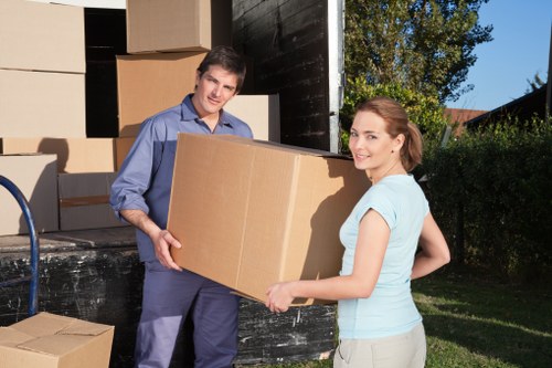 Packing and wrapping furniture for a move in Richmonduponthames